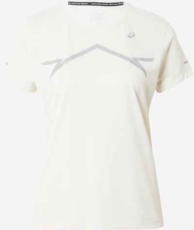 ASICS T-shirt fonctionnel 'LITE-SHOW' en jaune pastel / gris, Vue avec produit