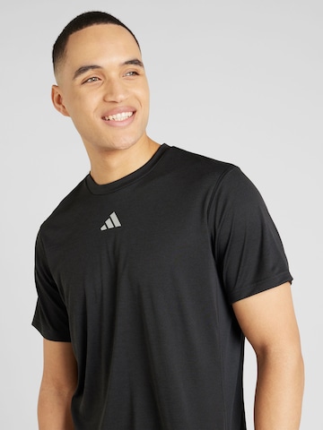 T-Shirt fonctionnel 'HIIT' ADIDAS PERFORMANCE en noir