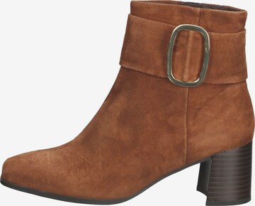 CAPRICE Ankle Boots in Brown: front