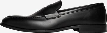 Henry Stevens Classic Flats 'Wallace PL' in Black