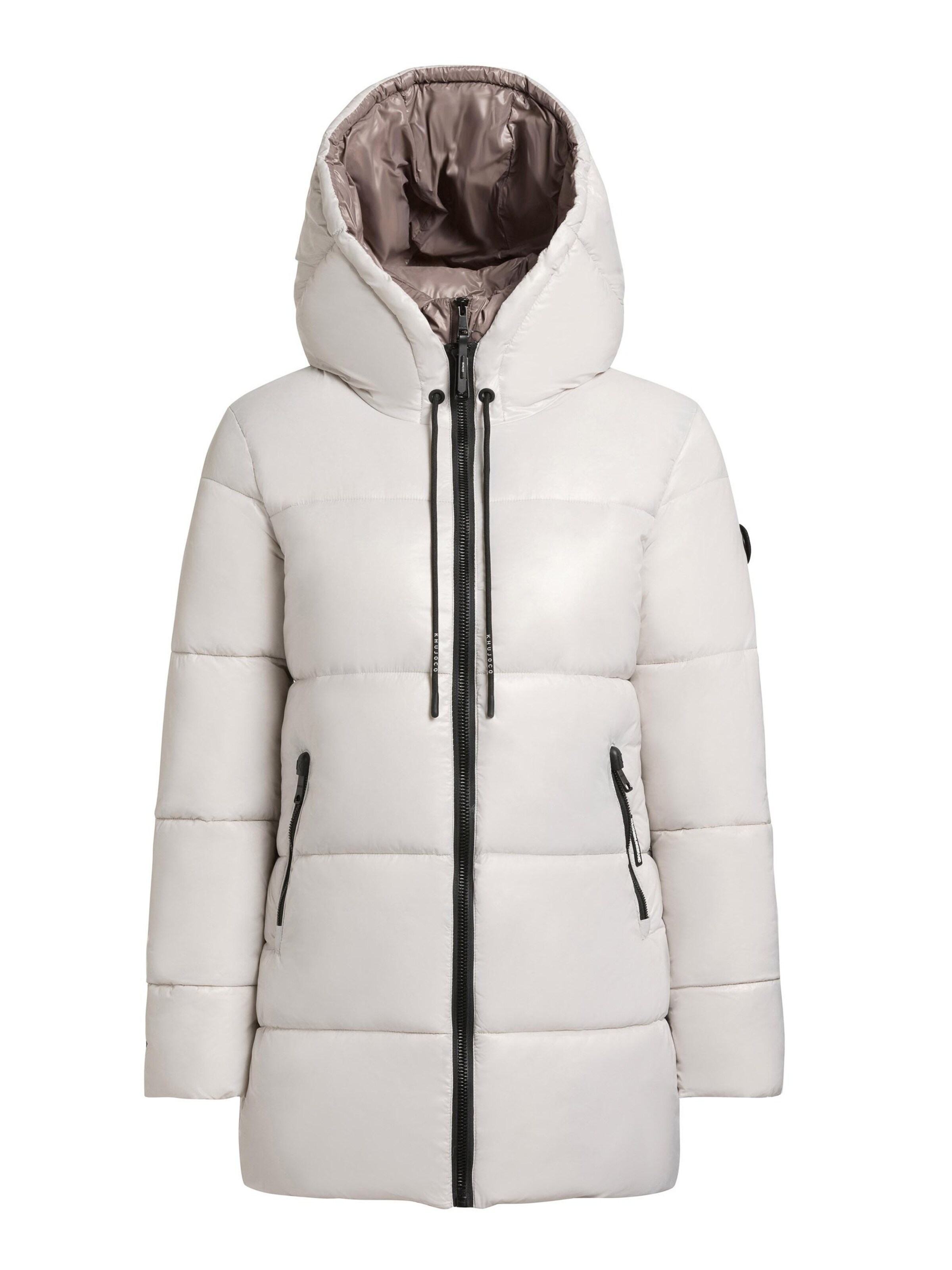 khujo Winter coat 'Grana-YM' in Black / White, Item view