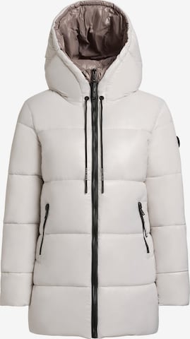 Manteau d’hiver 'Grana-YM' khujo en blanc : devant