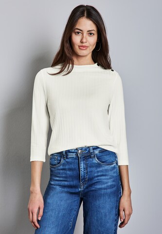 STREET ONE Shirt in White: front