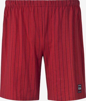 Jan Vanderstorm Pyjamabroek ' Baro ' in Rood: voorkant