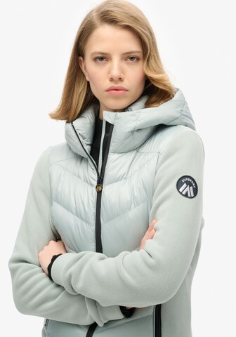 Superdry Fleecejacke in Grün