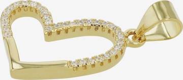 Akzent Pendant '"Carlee" aus 925 Sterlingsilber, rhodiniert, langlebig' in Gold: front