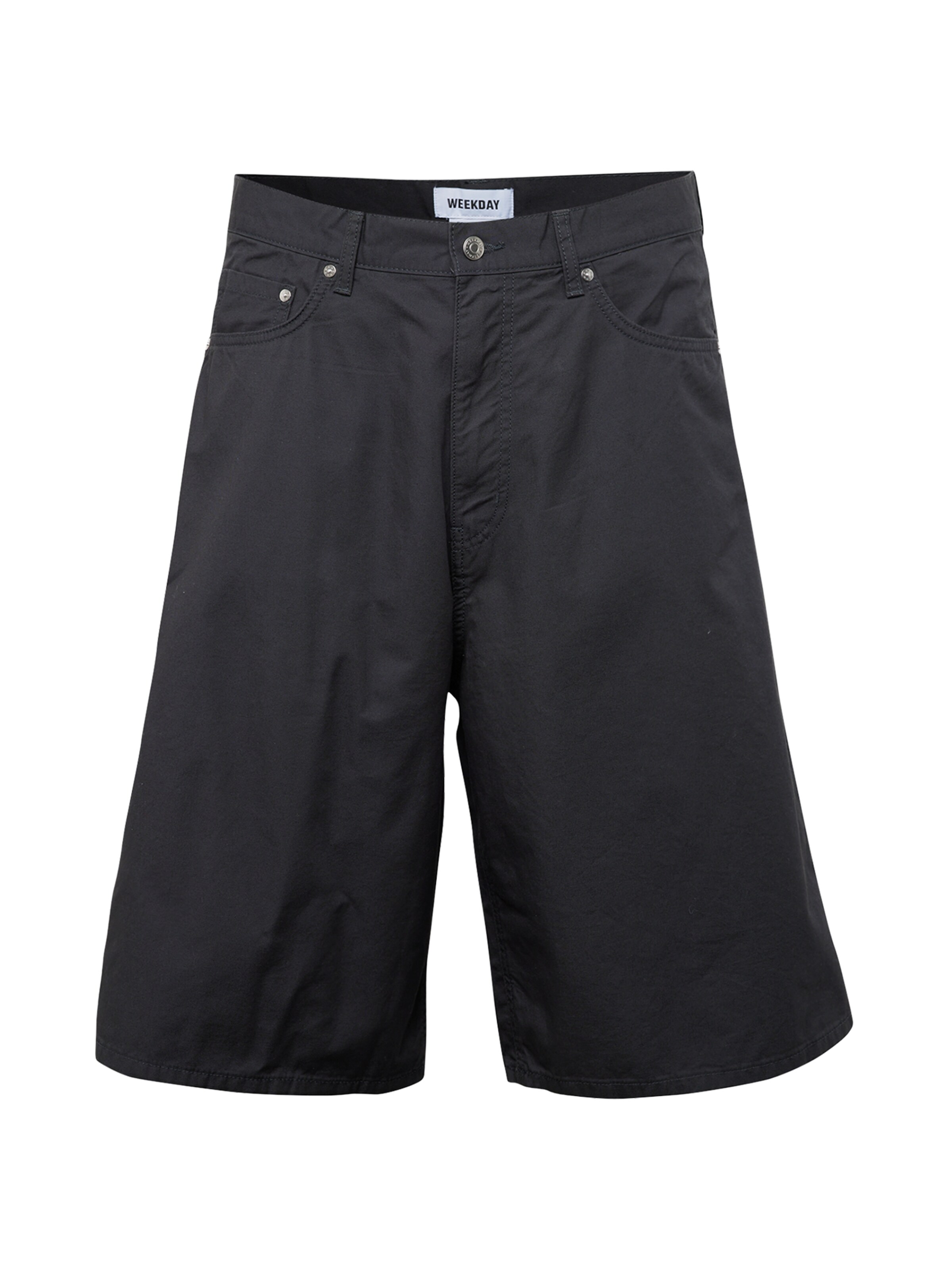 Loosefit Pantaloni 'Astro' di WEEKDAY in grigio: frontale