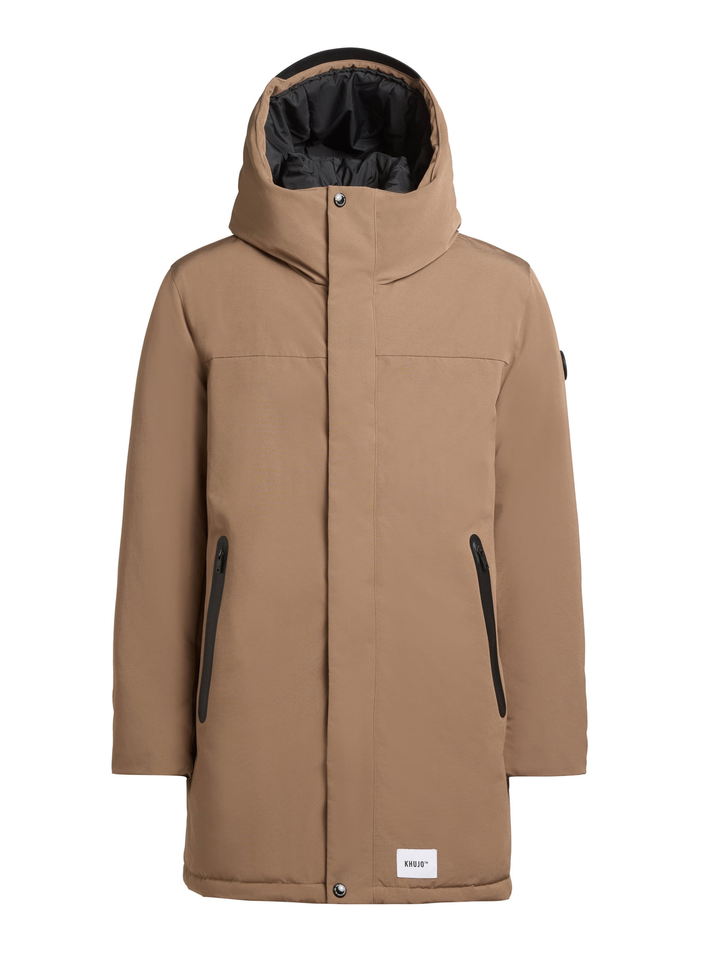 khujo Parka zimowa 'Kann' w kolorze brązowy: przód