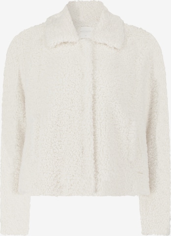 Betty & Co Between-Season Jacket in White: front