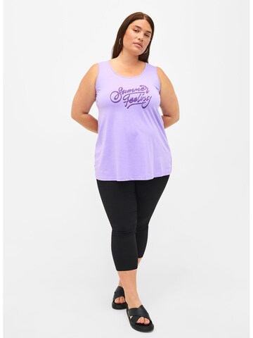 Zizzi Top 'Vmy' in Purple