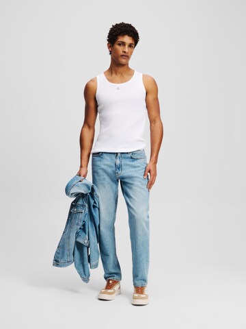 Effilé Jean Karl Lagerfeld en bleu