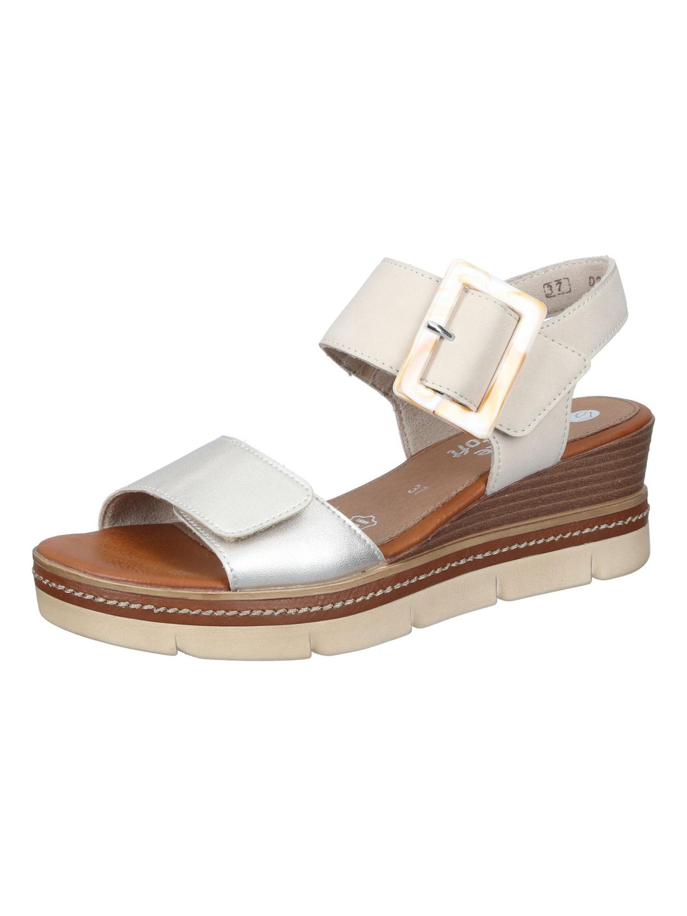 REMONTE Sandale in Beige: Vorderseite