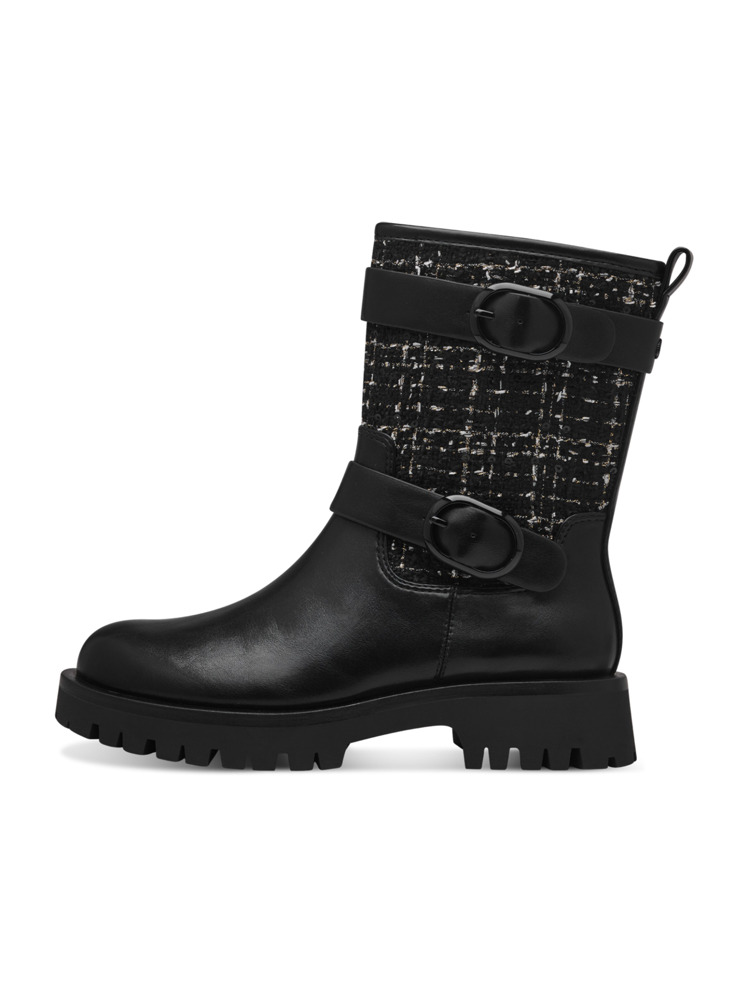 Tamaris Nízké kozačky – černá