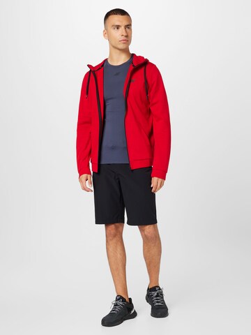 4F Sportsweatjacke in Rot