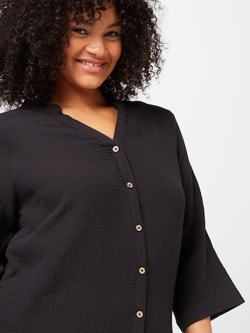 ONLY Carmakoma Blouse 'Theis' in Black