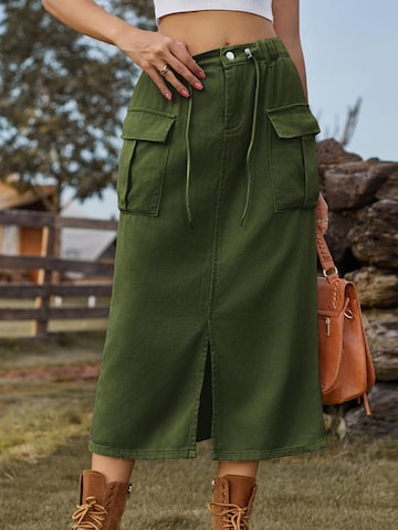 Yesfashion Skirt in Green