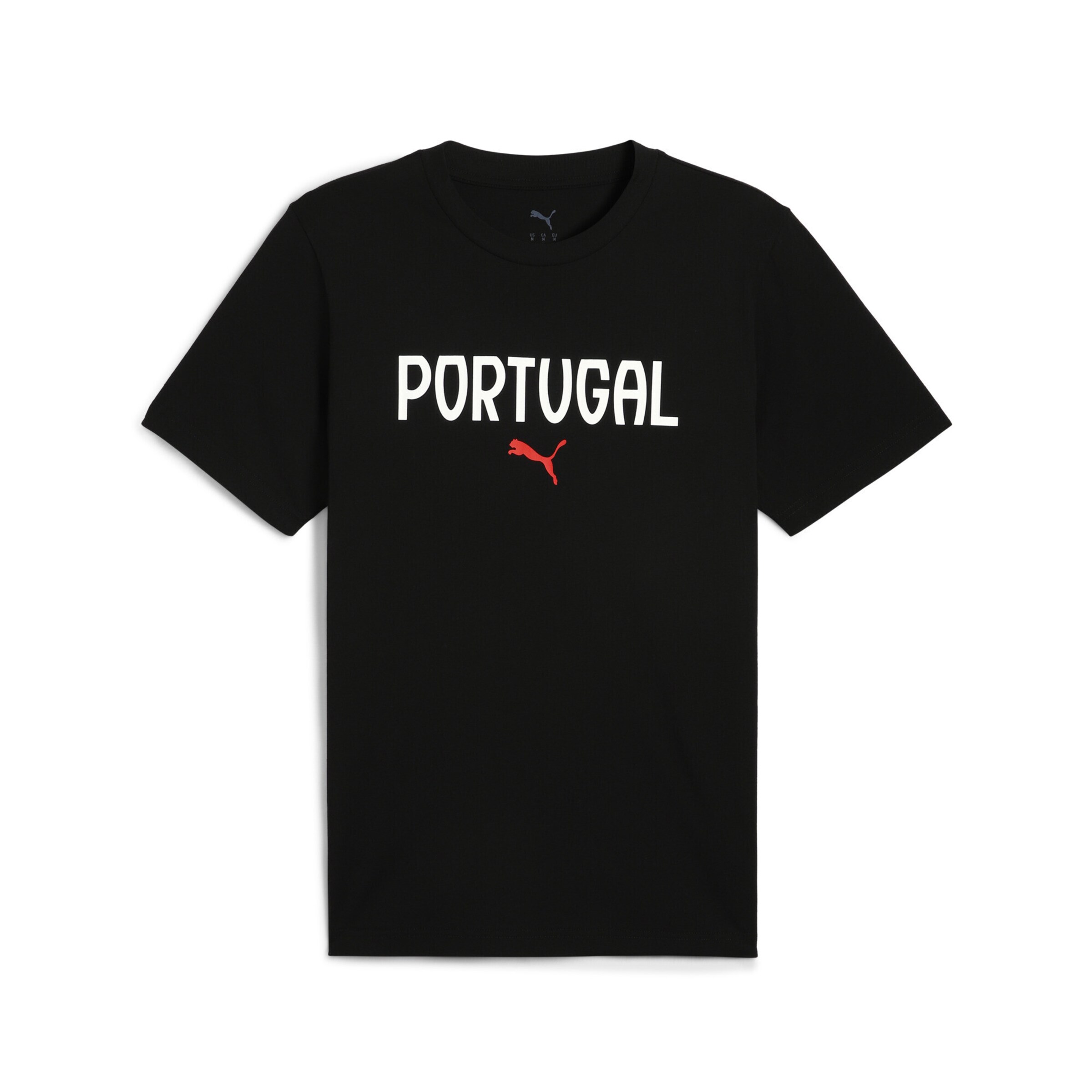 PUMA Functioneel shirt 'Portugal ftblNRGY' in Zwart: voorkant