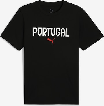 PUMA Functioneel shirt 'Portugal ftblNRGY' in Zwart: voorkant