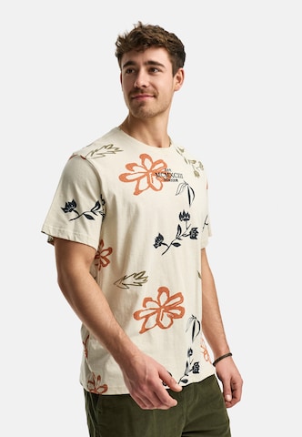 T-Shirt 'Asbjorn' INDICODE JEANS en beige