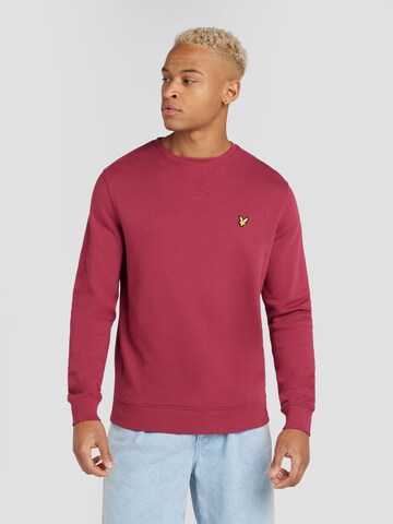 Lyle & Scott Sweatshirt in Red: front