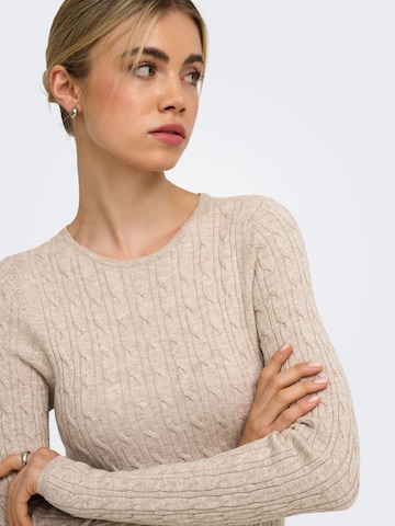 ONLY - Vestido de punto 'ONLIbi' en beige
