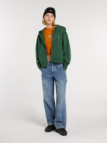 DICKIES Кофта на молнии 'Oakport' в Зеленый