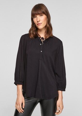 QS Blouse in Zwart