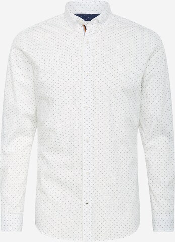 Chemise 'Thomas' JACK & JONES en blanc : devant