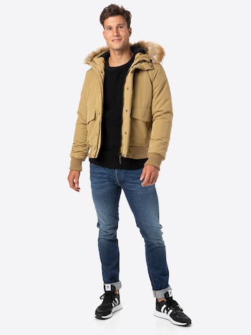 Superdry Between-Season Jacket 'Everest' in Beige