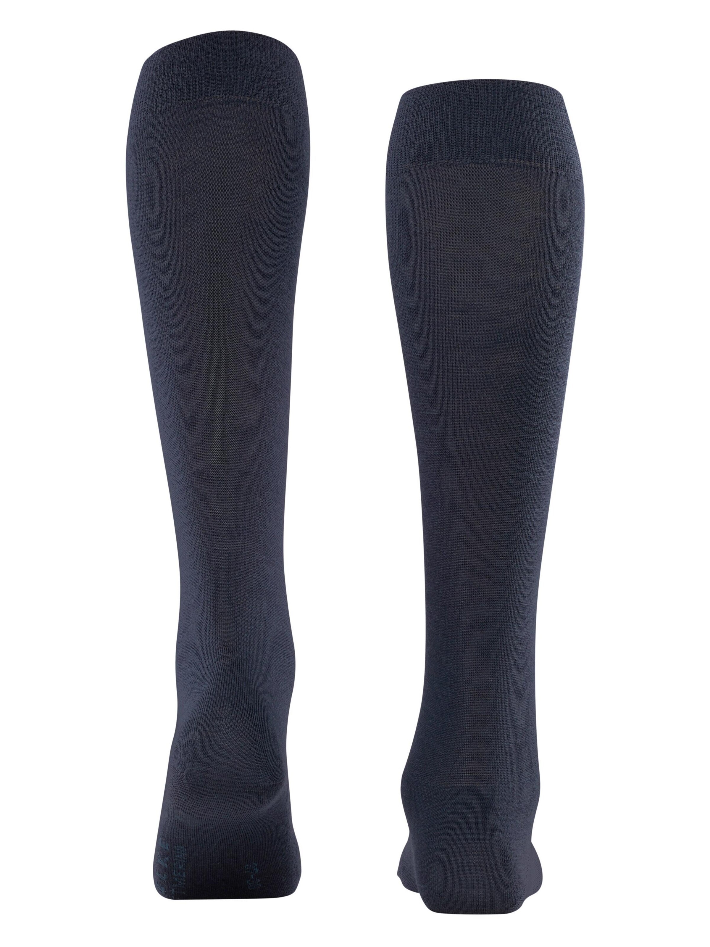 FALKE Knee High Socks 'Softmerino' in Blue