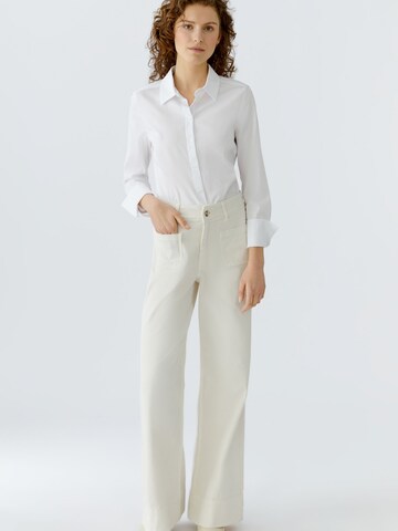 OUI Wide Leg Jeans in Weiß