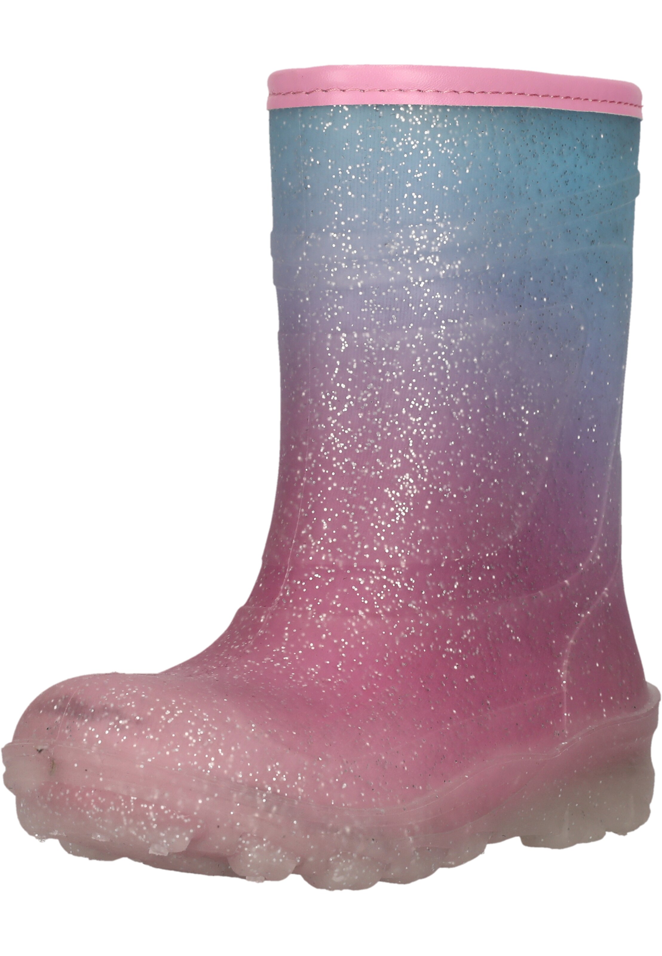 ZigZag Rubber boot 'Cenerki' in Pink: front