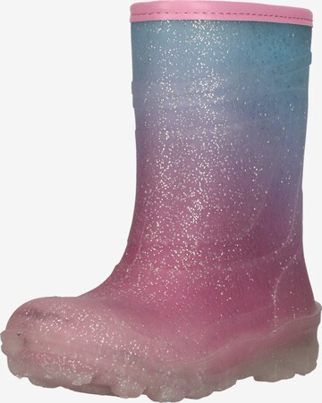 ZigZag Rubber boot 'Cenerki' in Pink: front