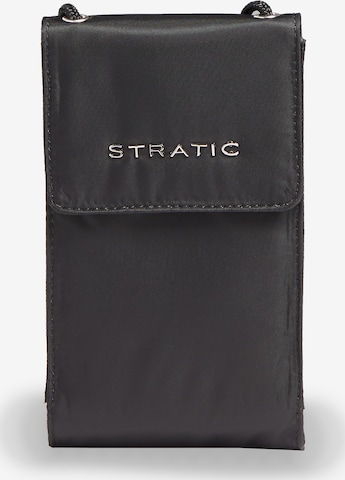 Custodia per smartphone di Stratic in nero: frontale