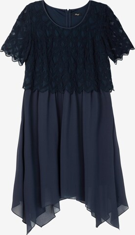 Robe de cocktail SHEEGO en bleu : devant