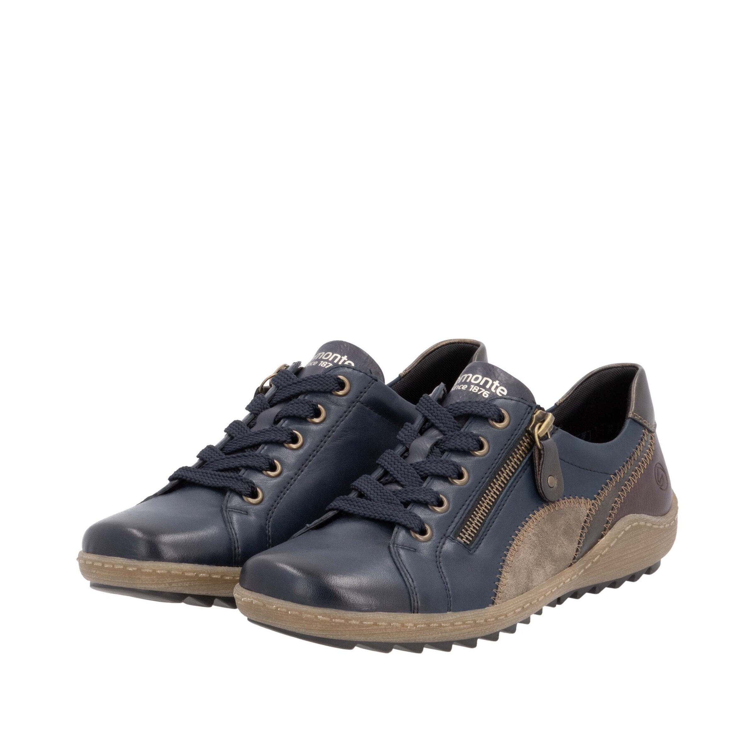 Chaussure à lacets REMONTE en bleu