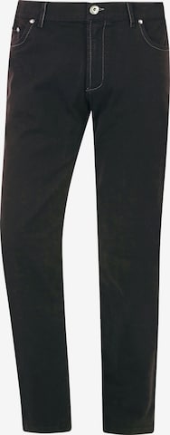 Jan Vanderstorm Loosefit Broek ' Skanni ' in Zwart: voorkant