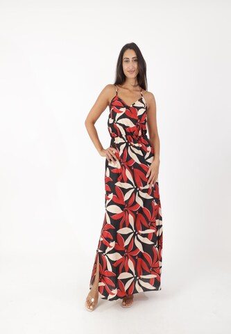 Elara Kjole i rød: forside