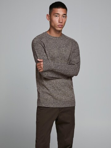 Pull-over JACK & JONES en gris : devant