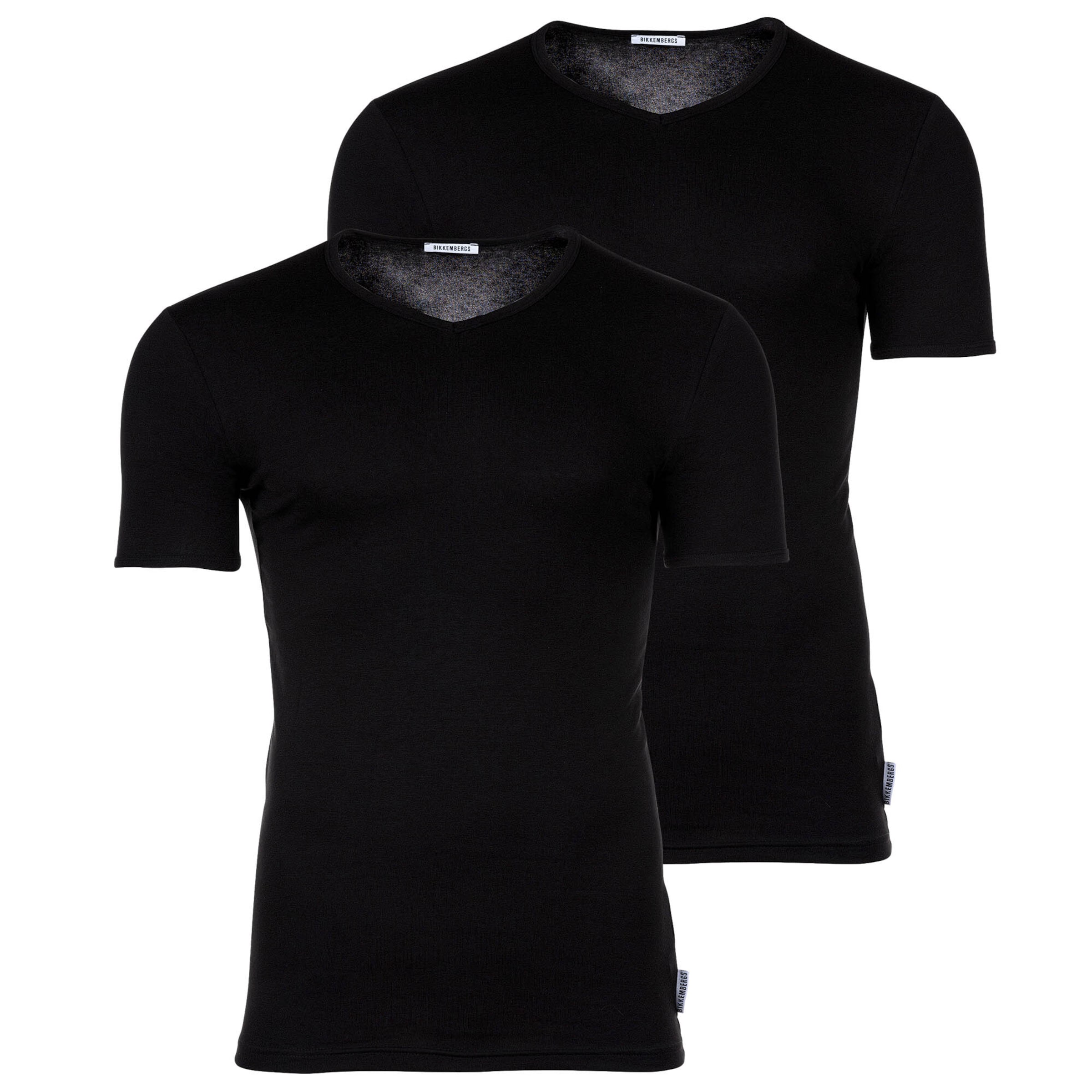 T-Shirt BIKKEMBERGS en noir : devant