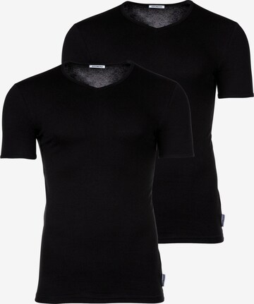 BIKKEMBERGS Shirt in Black: front