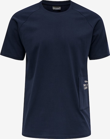 Hummel Functioneel shirt in Blauw: voorkant