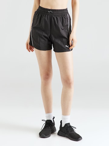 PUMAregular Sportske hlače 'MOVE WOVEN' - crna boja: prednji dio