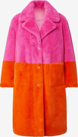 Angel of Style Between-Seasons Coat in Orange: front