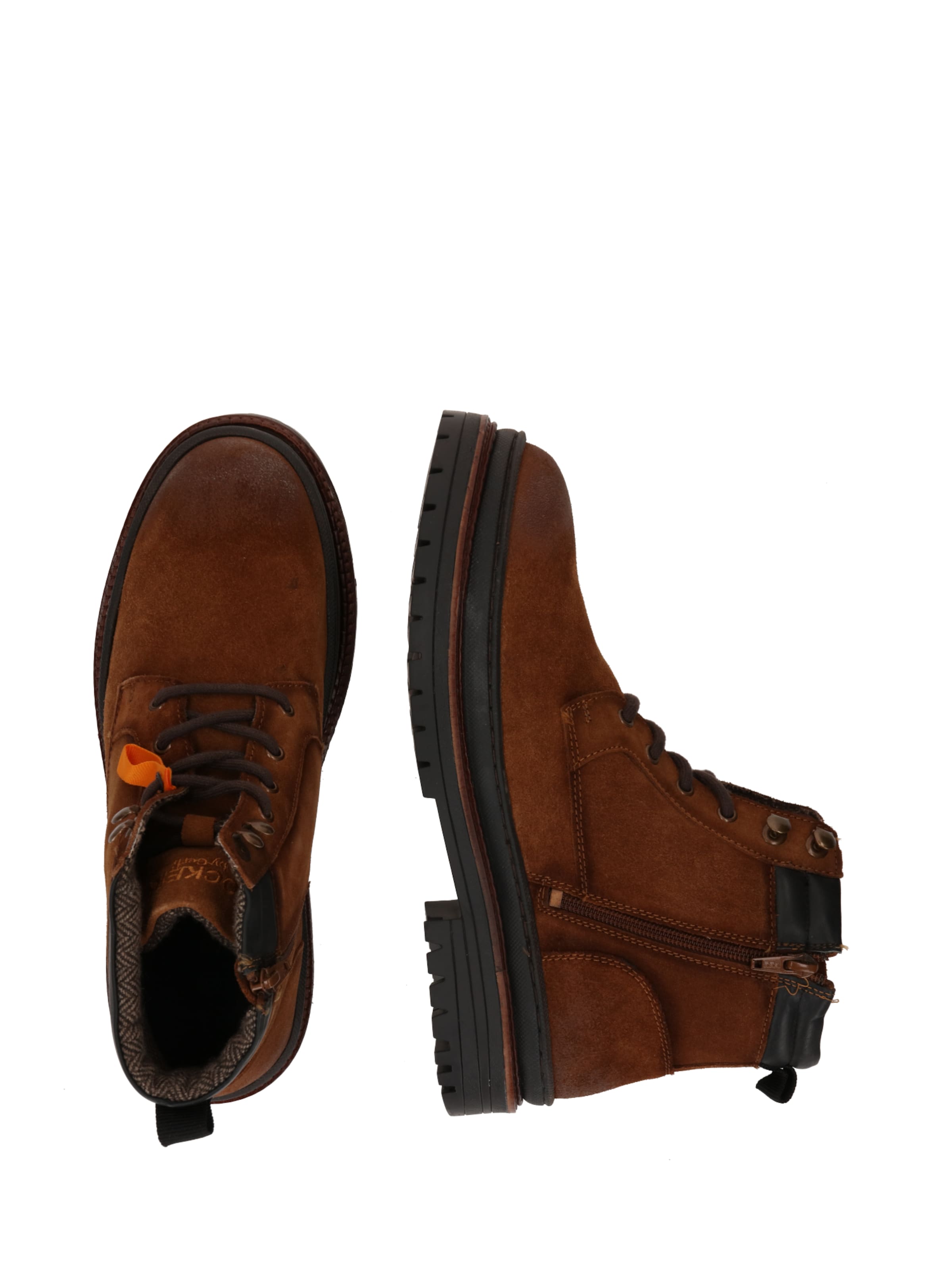 Bottines à lacets Dockers by Gerli en marron