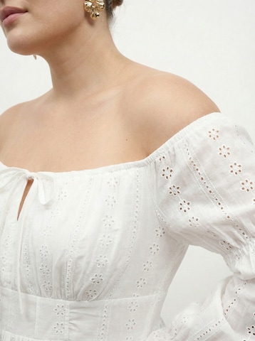 CITA MAASS Sommerkjole 'Broderie Anglaise ' i hvid