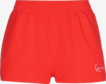 Karl Kani Loosefit Broek in Rood: voorkant