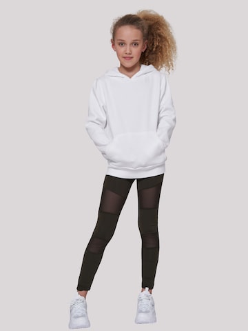 F4NT4STIC Sweatshirt 'Namaste Yoga Skelett Halloween' in Weiß