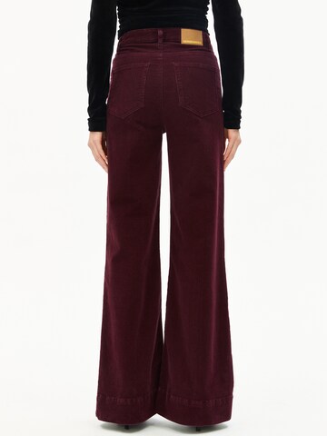 ARMEDANGELS Skinny Broek in Rood