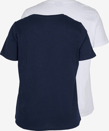 T-shirt Zizzi en bleu